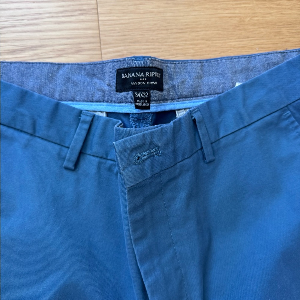 Banana Republic Men's Blue Chino Pants